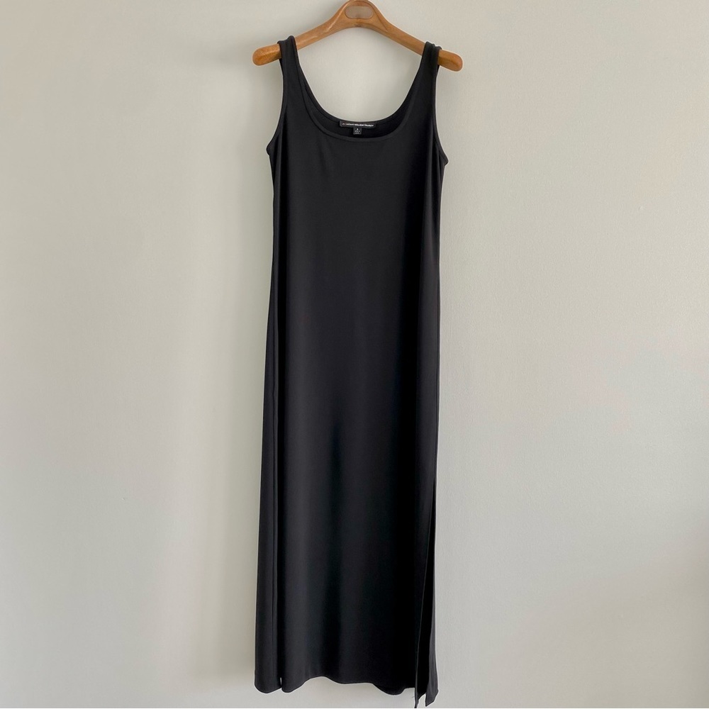 Ellen Tracy Black Sleeveless Maxi Dress Size 8
